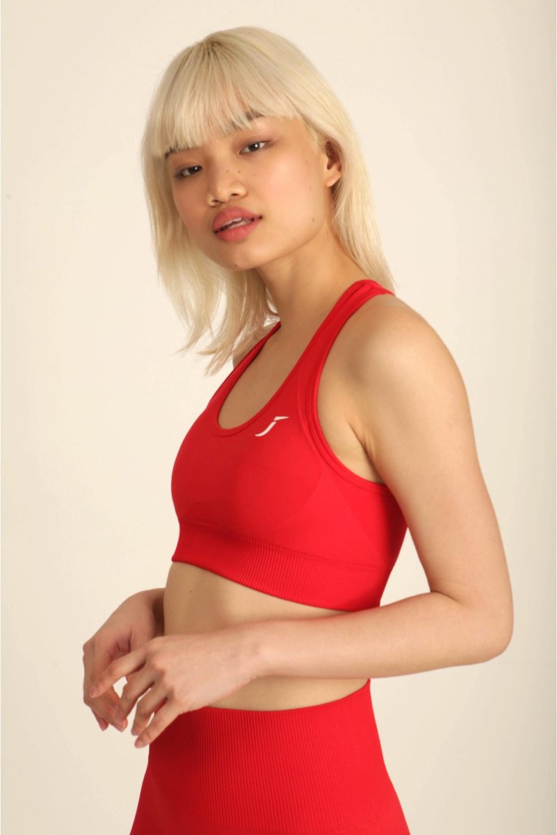 High Impact Sports Bra for Women UK - Rouge Red -