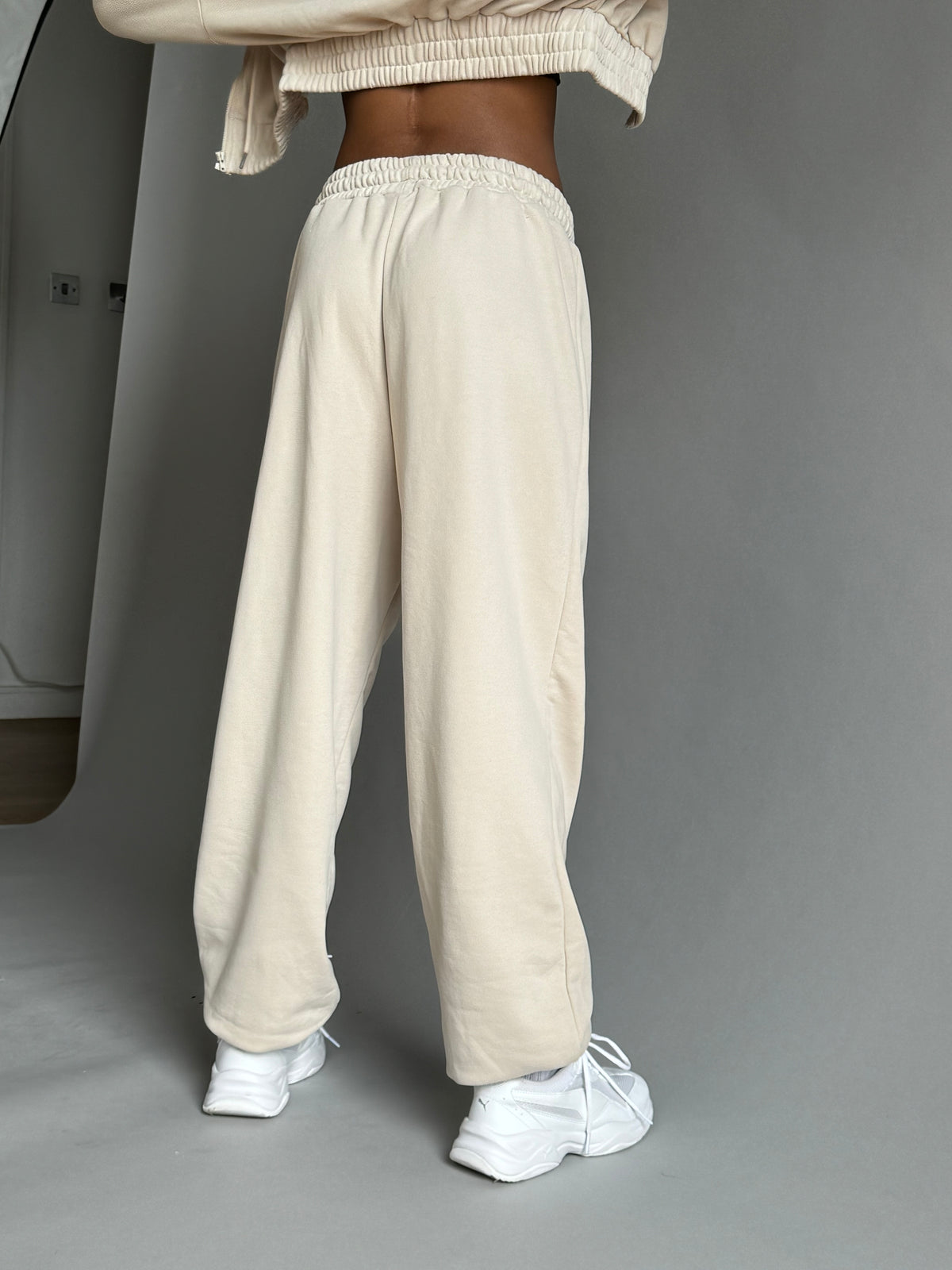 Loose Training Joggers  - Ivory