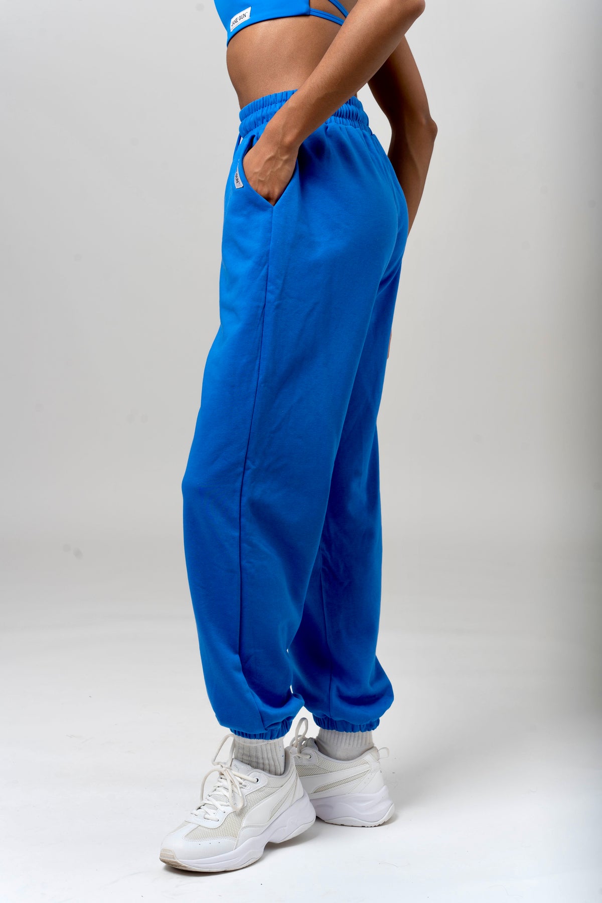 Loose Training Joggers  - Cobalt