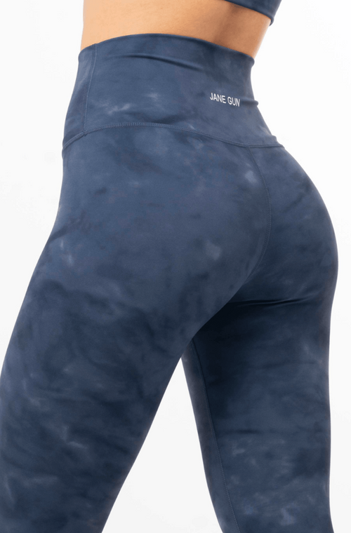 Tie Dye Leggings Denim Blue – Element Karbon