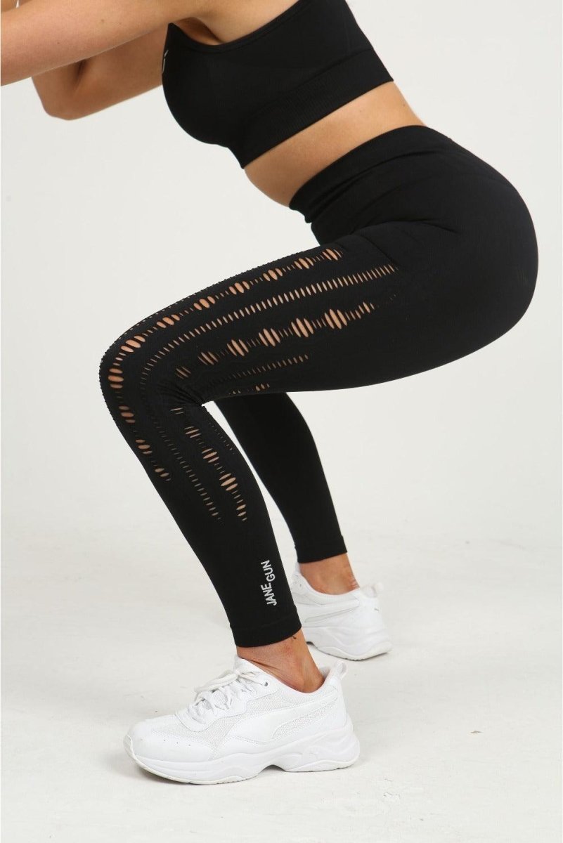 Mesh Leggings Black