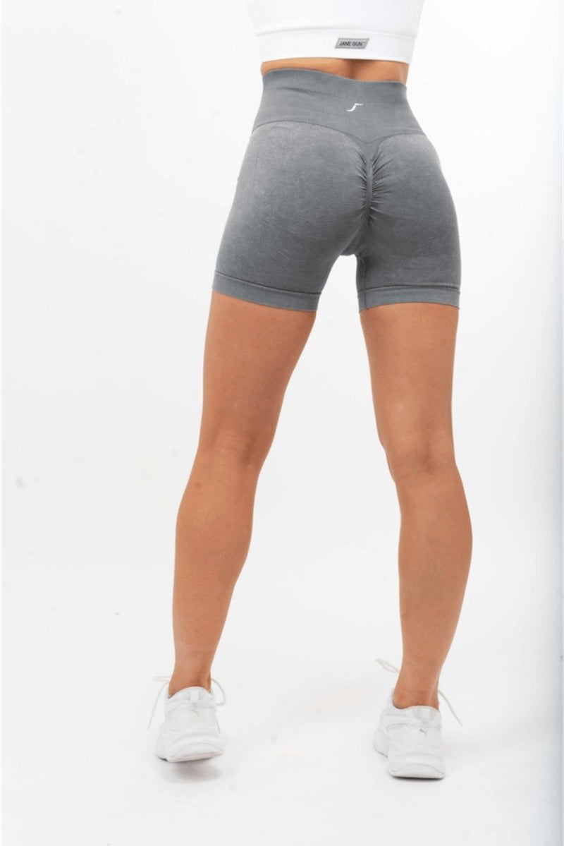 Contour Scrunch Shorts - Grey
