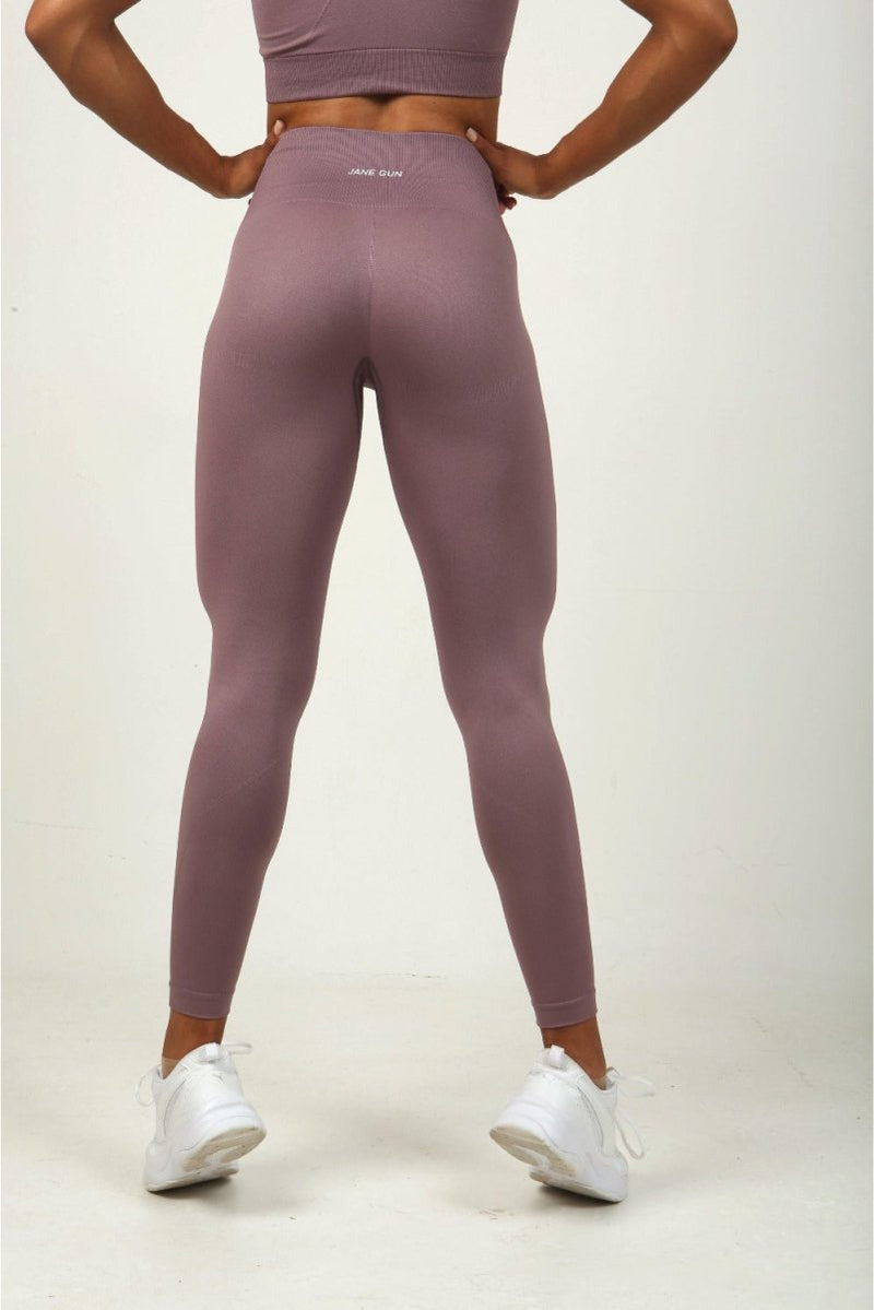 Nude Gym High Waist Contour Leggings - Flamingo