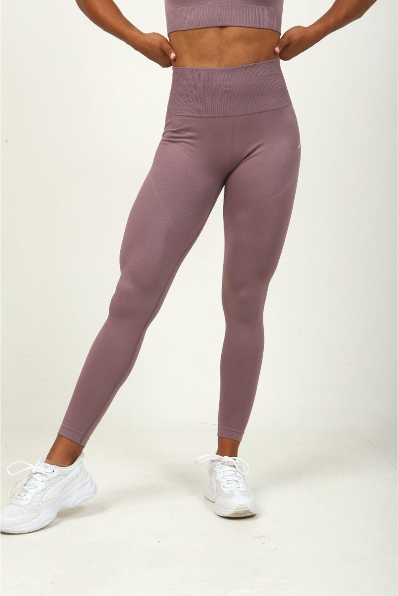 Nude Gym High Waist Contour Leggings - Flamingo