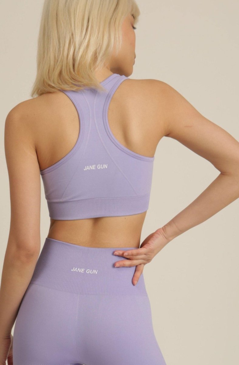 High Impact Sports Bra for women UK - Lilac 