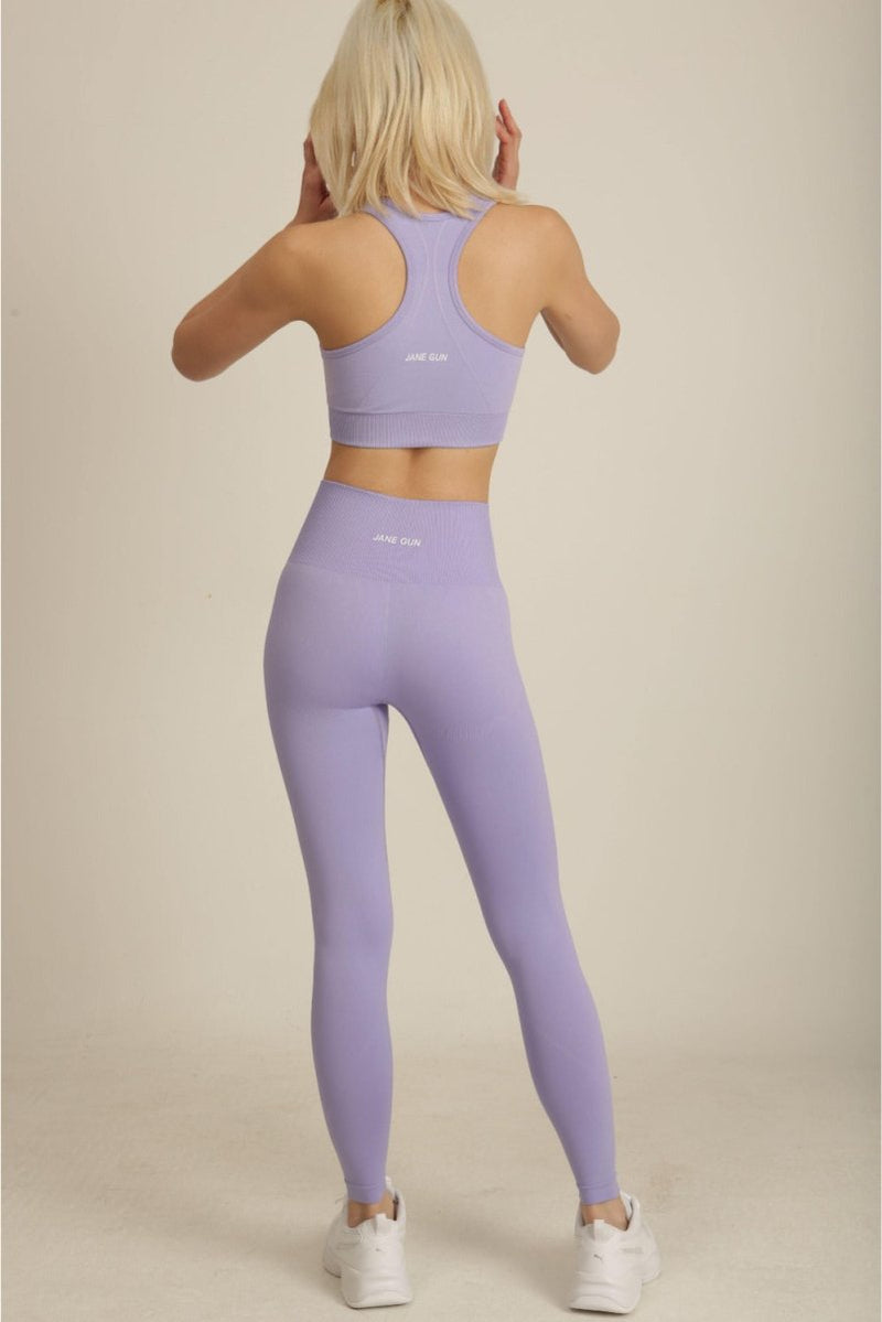 High Impact Sports Bra for women UK - Lilac 