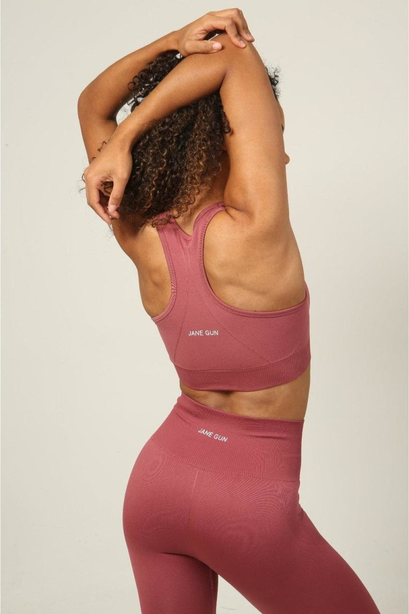 High Impact Sports Bra for Women UK- Rosey Peach